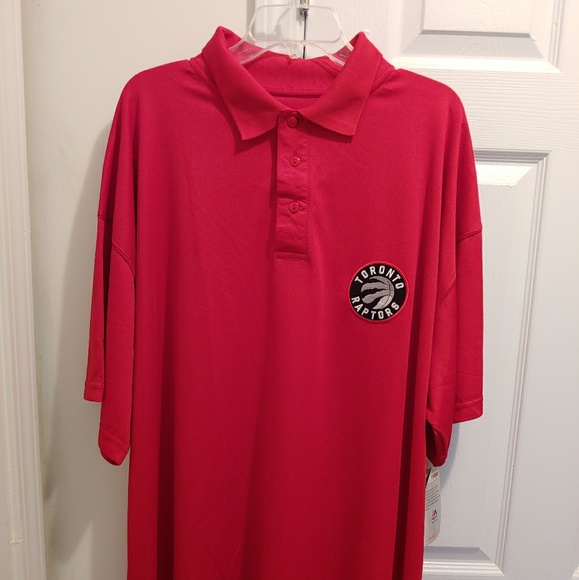 Toronto Raptors Unisex Red NBA Store Polo Shirt - Picture 2 of 7